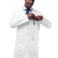 Men's Three-Pocket Snap Front 36" Lab Coat