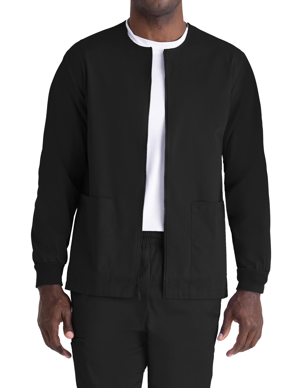 Unisex Full-Zip Front Valor Warm Up Scrub Jacket