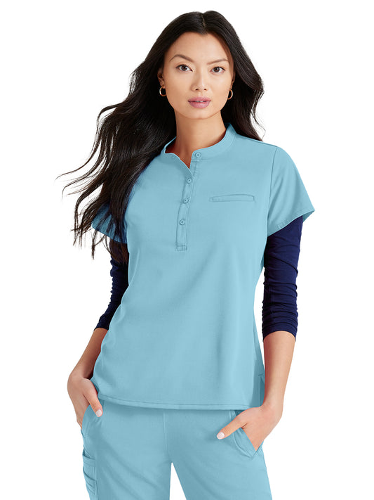 Women's Henley Style Top