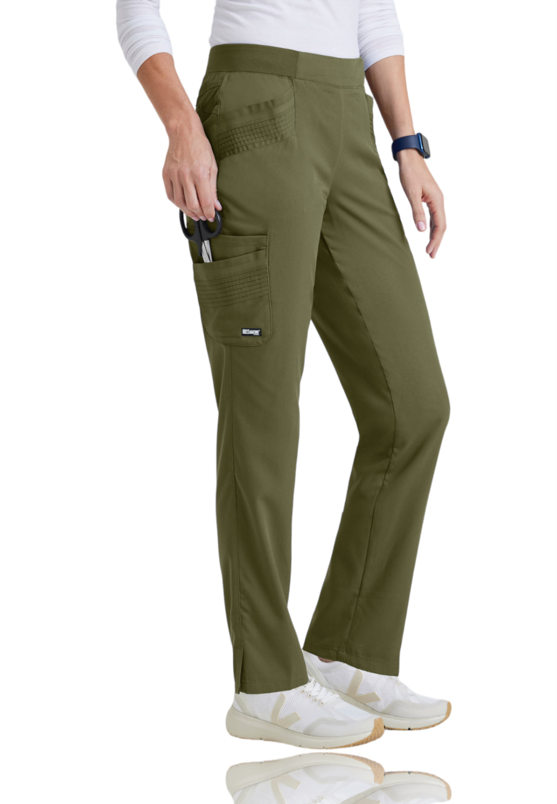 Women's Drawcord Elastic Back Moto Pant