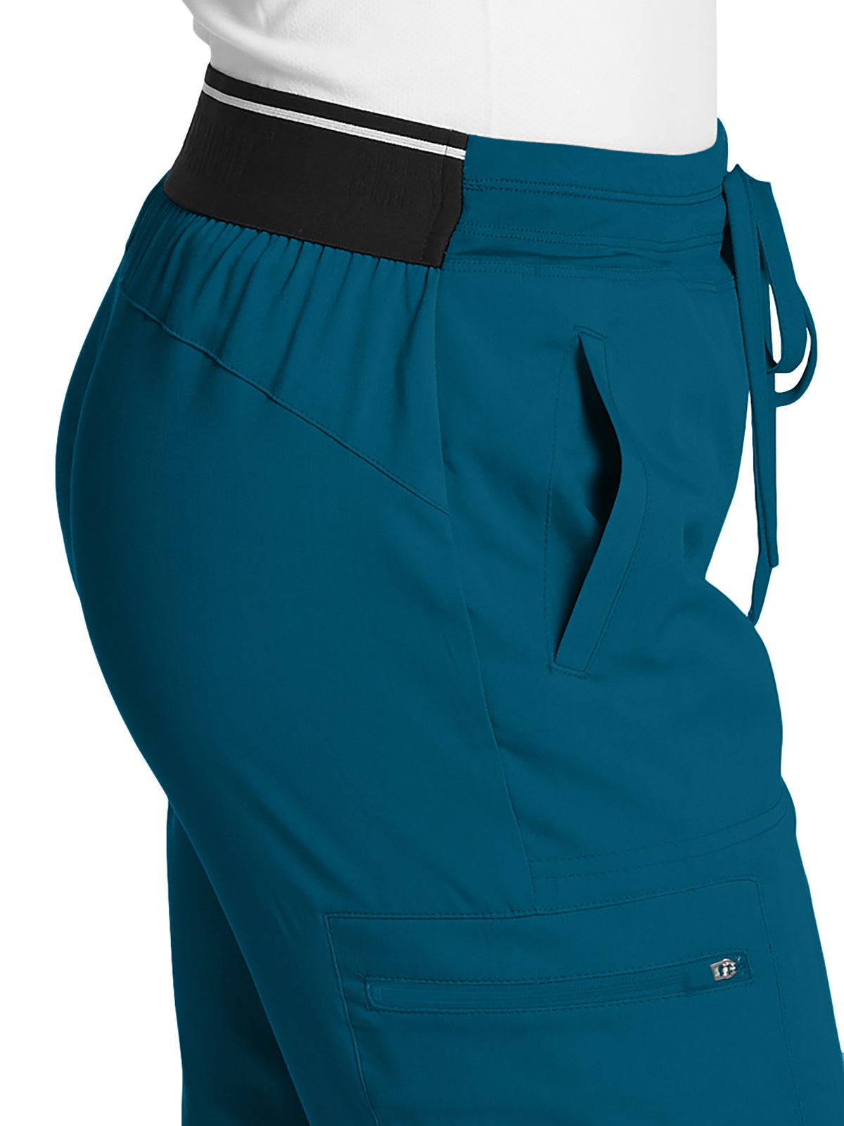 Women's Zip Cargo Pocket Kim Scrub Pant