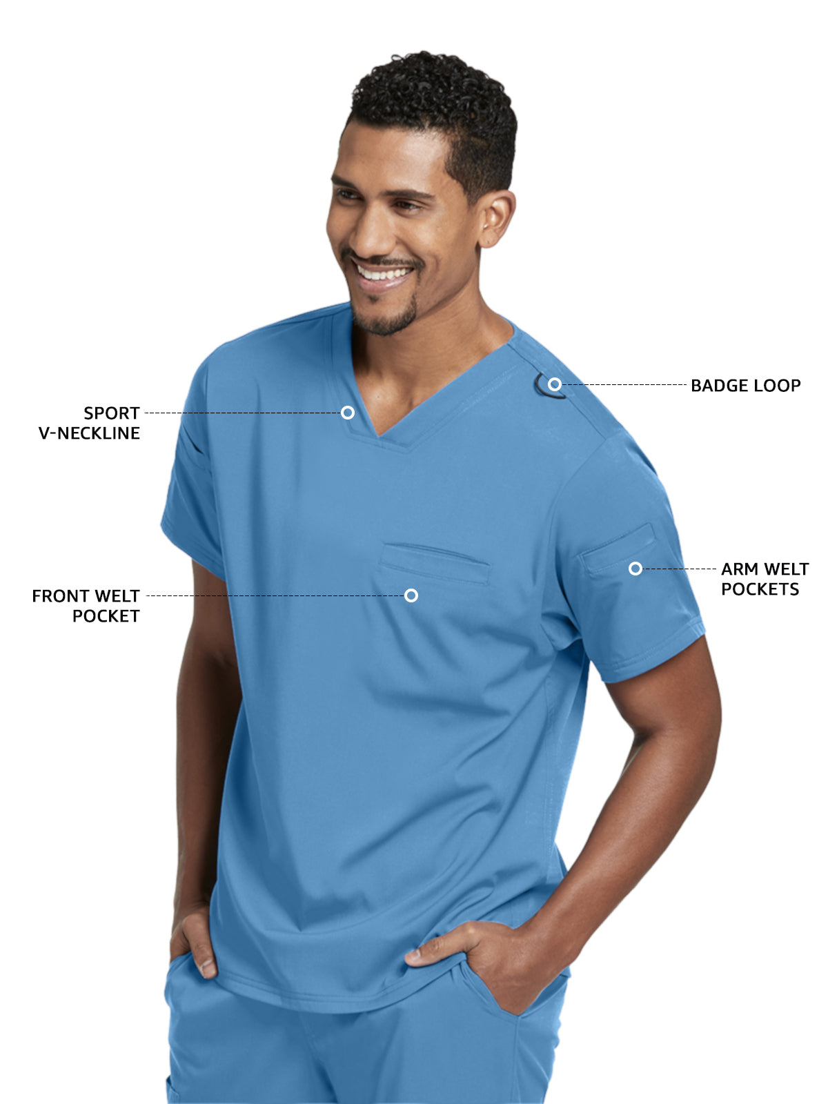 Men's Wesley V-Neck Top