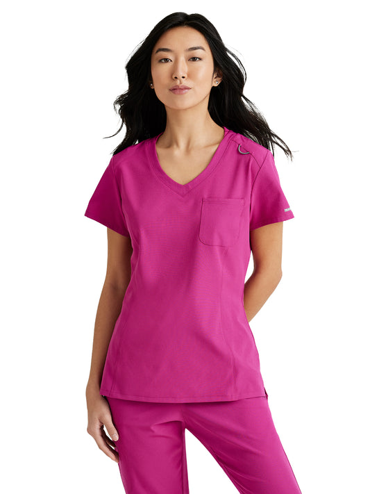 Women's High-Low Hem Tuck-In Top