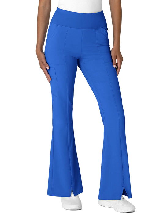 Women's Front Slit Flare Scrub Pant