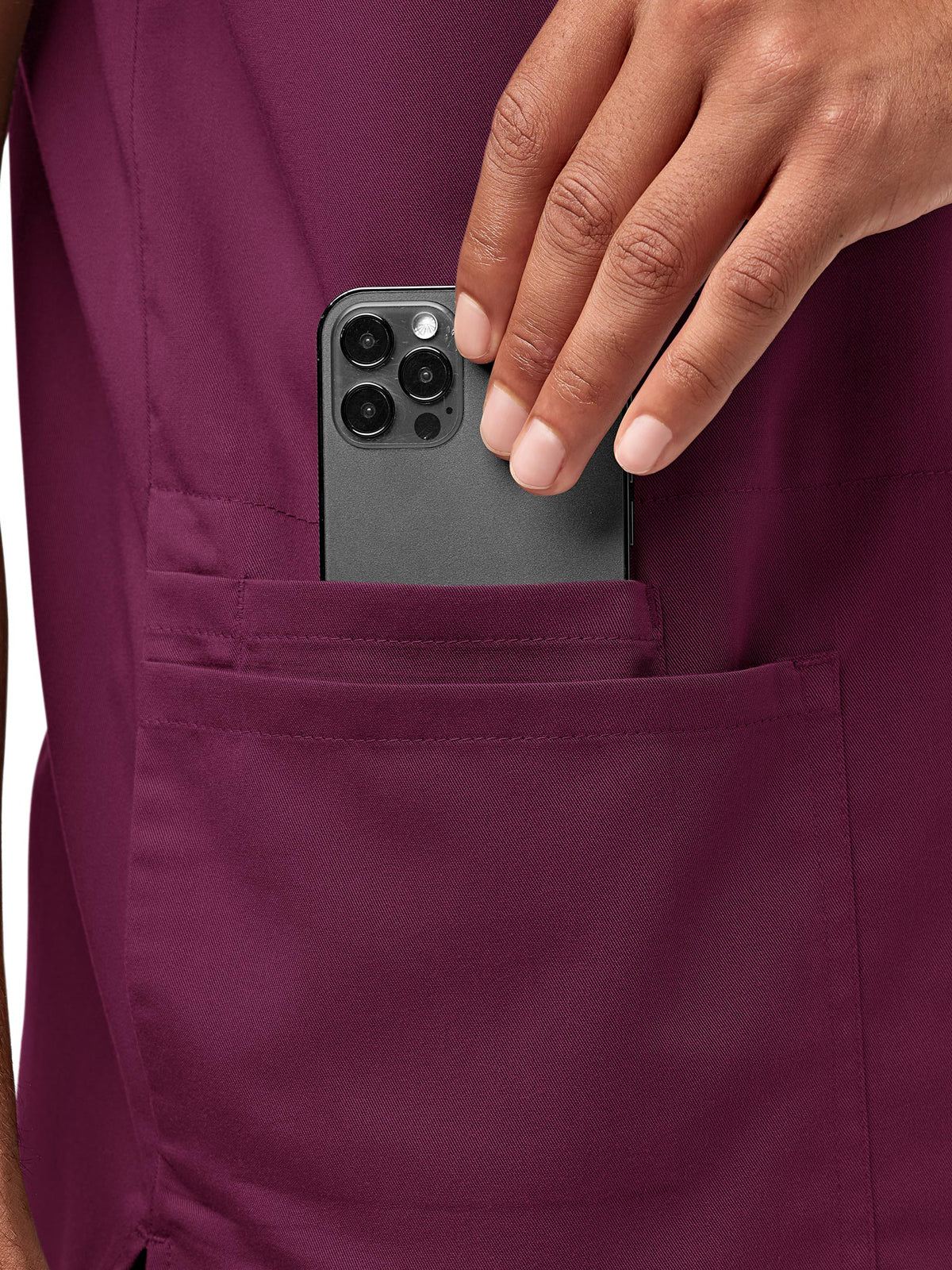 Men's Multi-Pocket V-Neck Top