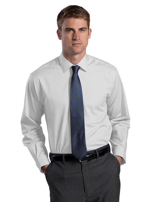Men's Wrinkle Free Spread Collar Shirt