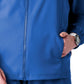 Unisex 2-Pocket Zip Front Scrub Jacket