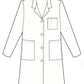 Women's Five-Pocket 37" Full-Length Long Lab Coat