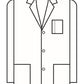 Unisex  Seven-Pocket 30" Consultation Lab Coat