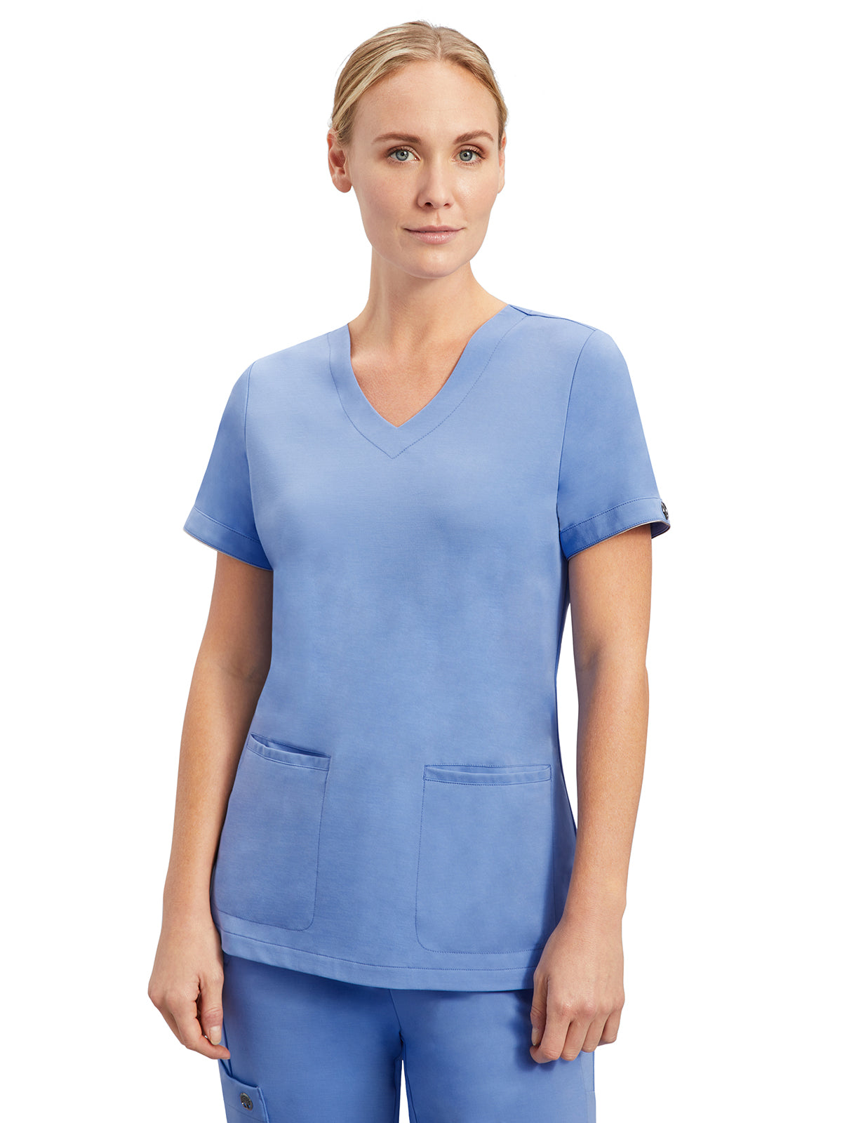 3 Pocket Detailed Piping Scrub Top