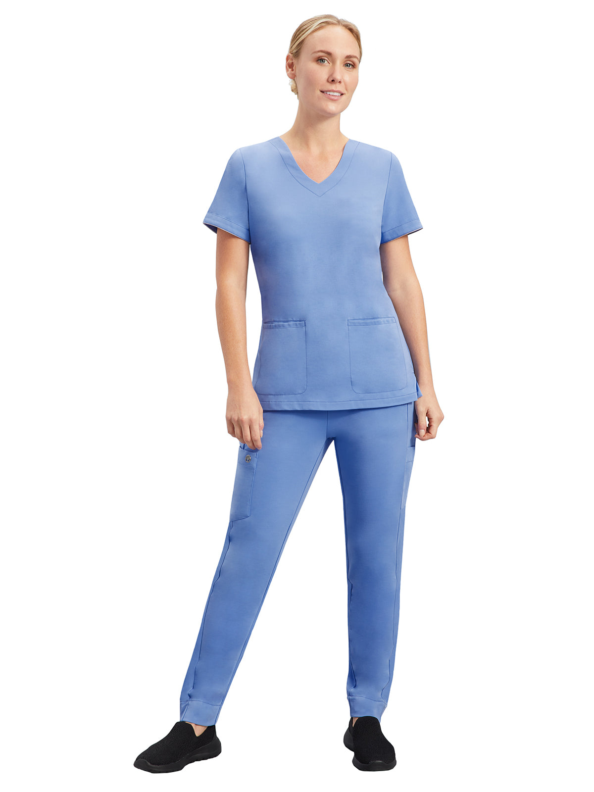 3 Pocket Detailed Piping Scrub Top