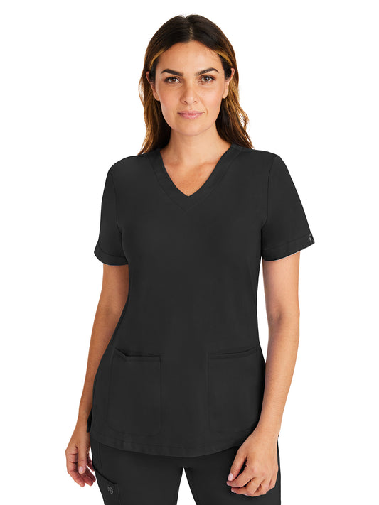 2 Pocket Detailed Piping Scrub Top