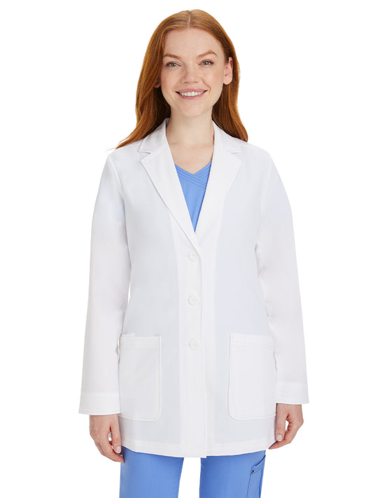 Women's Two-Pocket 31" Consultation Notched Collar Lab Coat