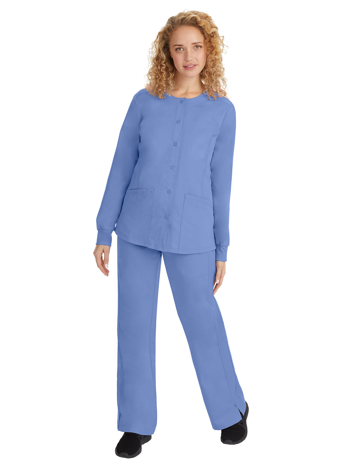 Women's Snap-Front Scrub Jacket