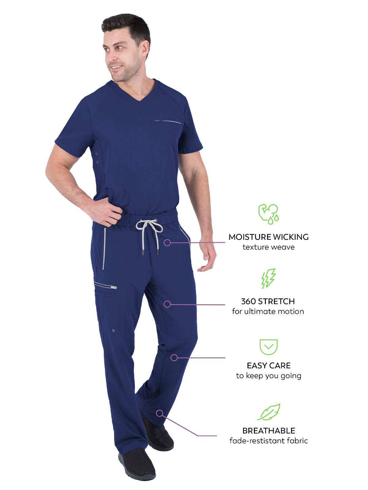 6 Pocket Zipper Fly Pant