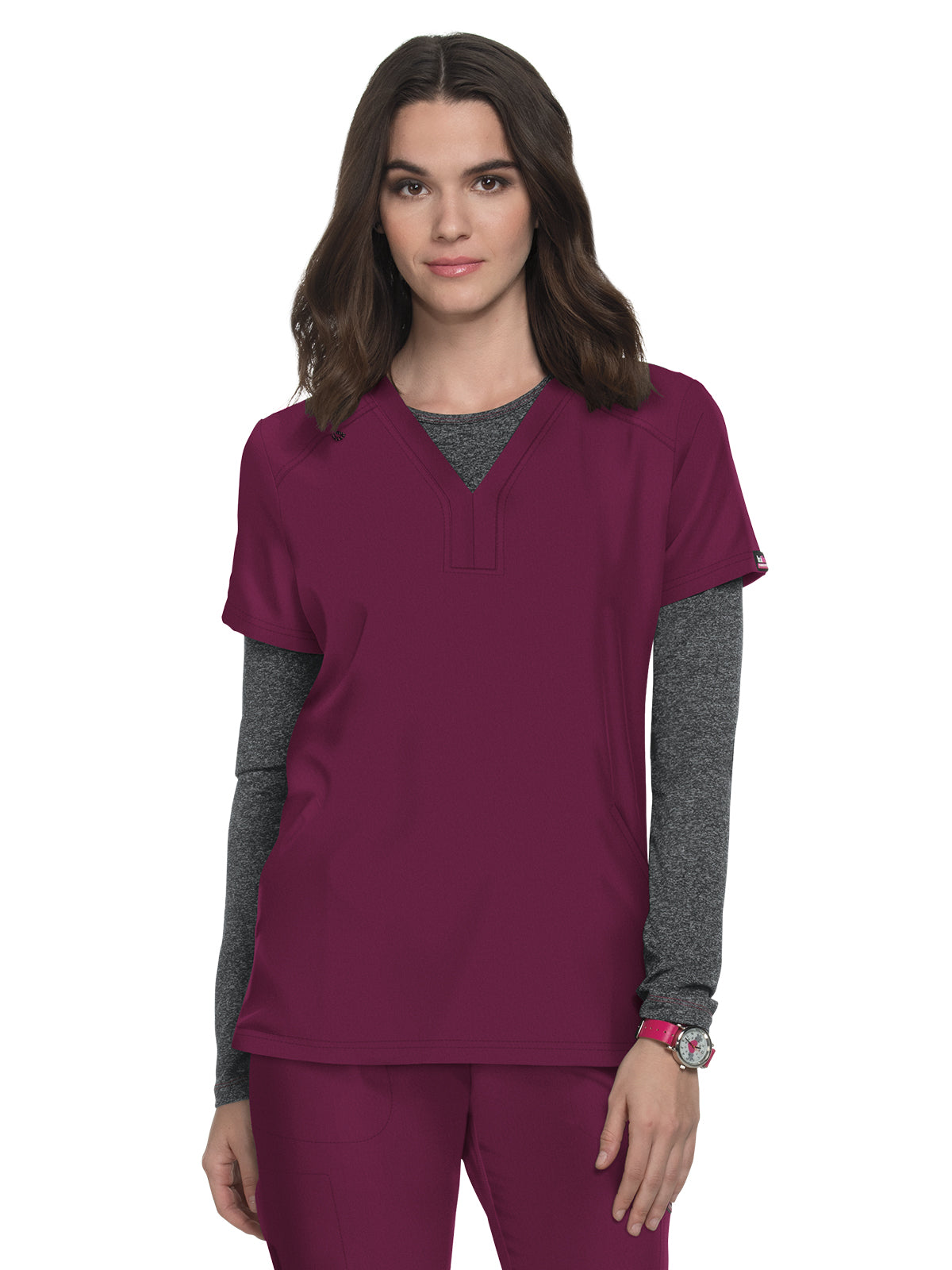 Women's 4-Pocket V-Neck Scrub Top