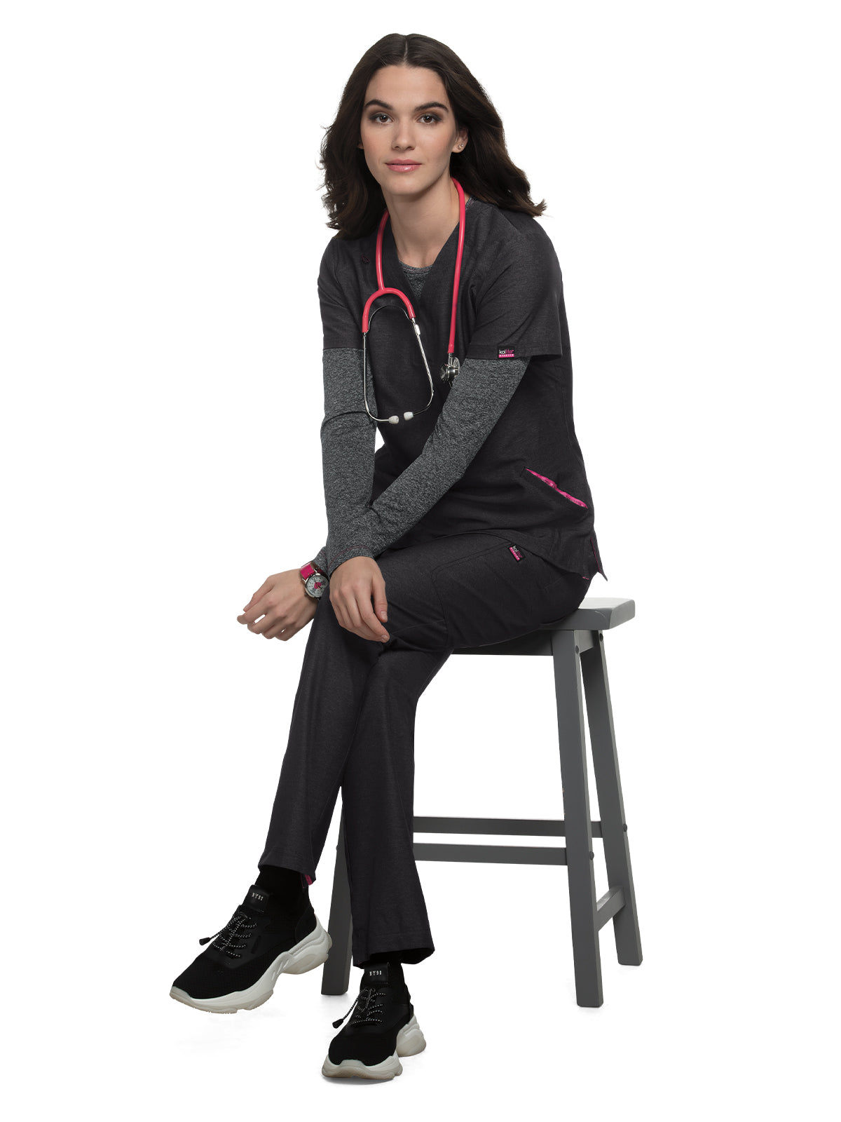 Women's 4-Pocket V-Neck Scrub Top