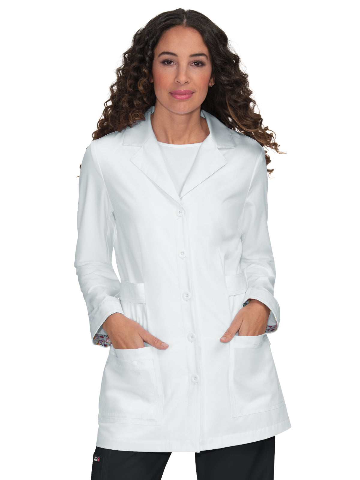 Women's Button-Front Lab Coat