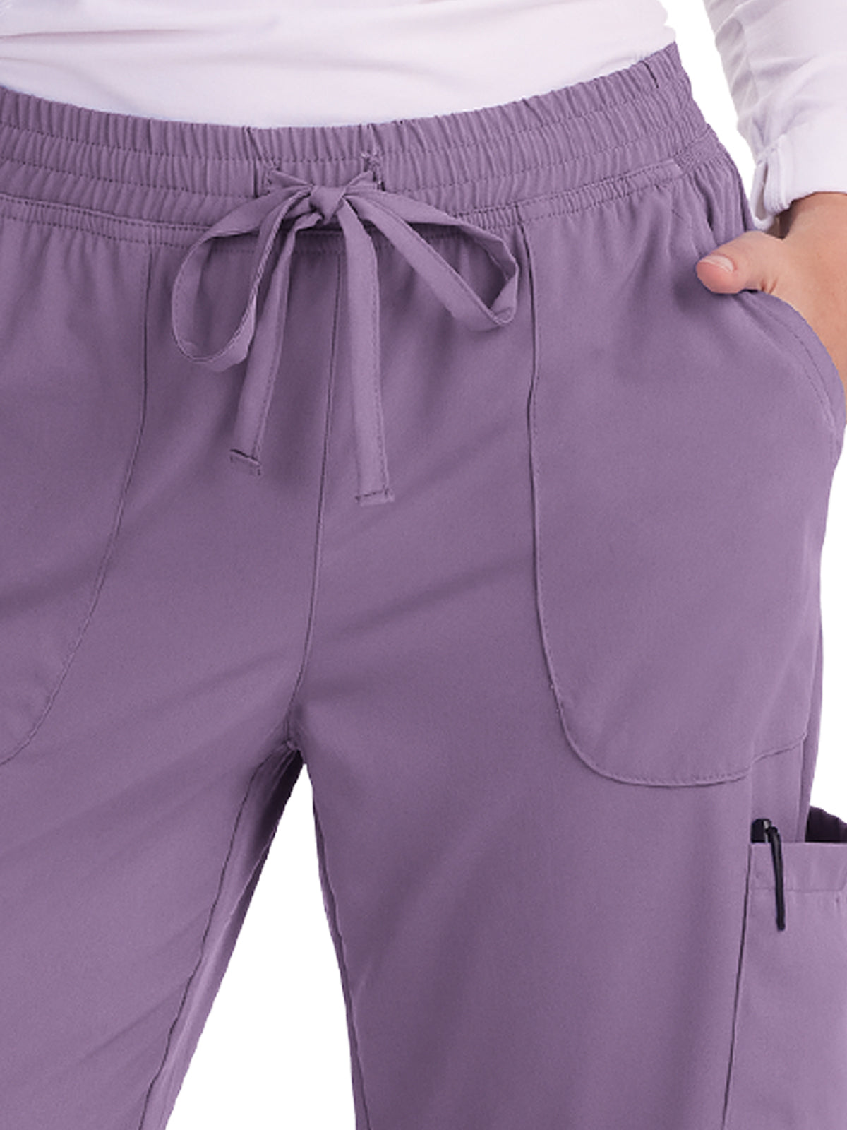 Women's Drawstring Elastic Adjustable Cinch Dunia Scrub Pant