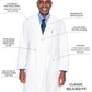 Men's Three-Pocket 100% Cotton 43.5" Full-Length Lab Coat