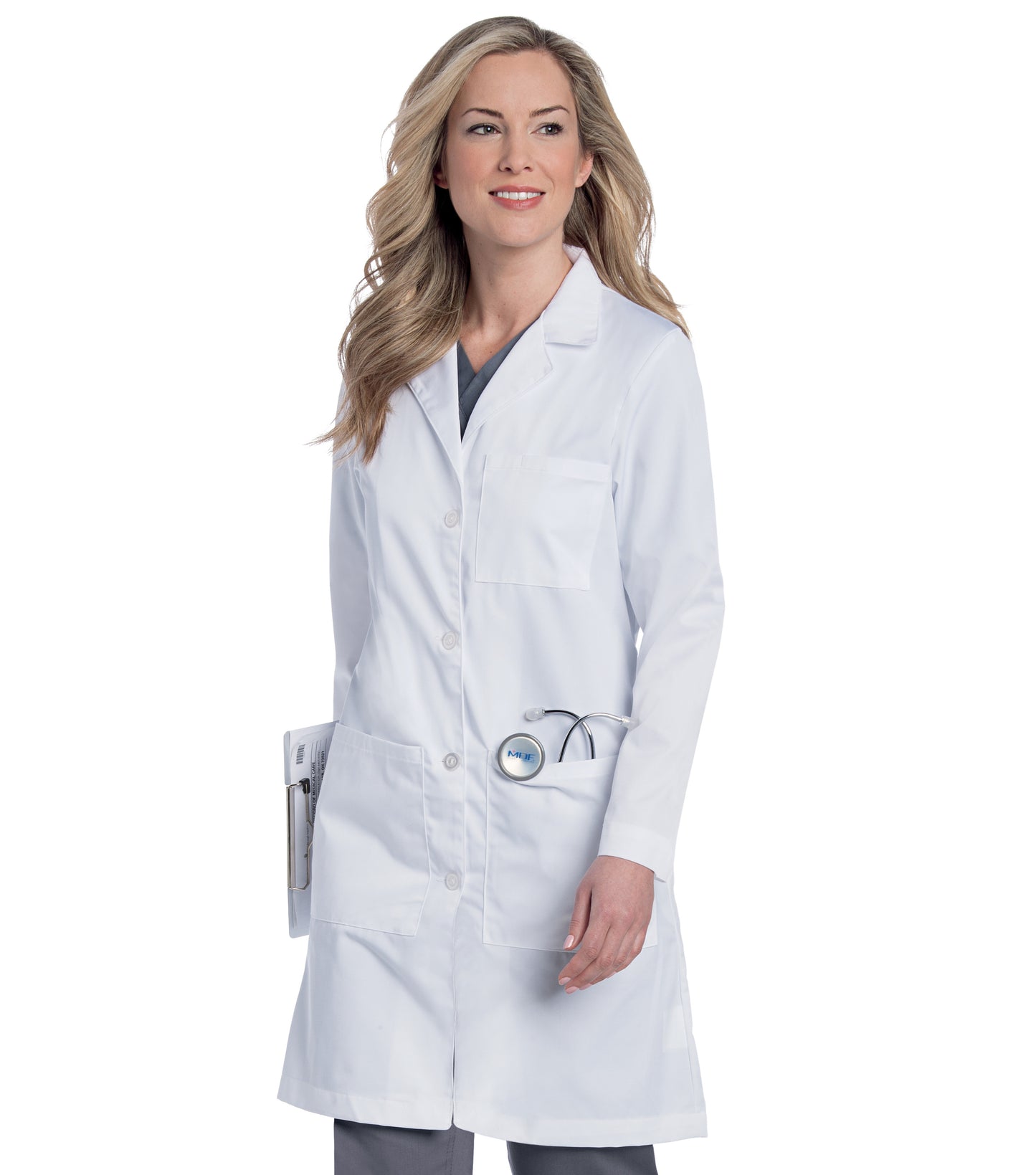 Women's 5-Pocket Full-Length Lab Coat