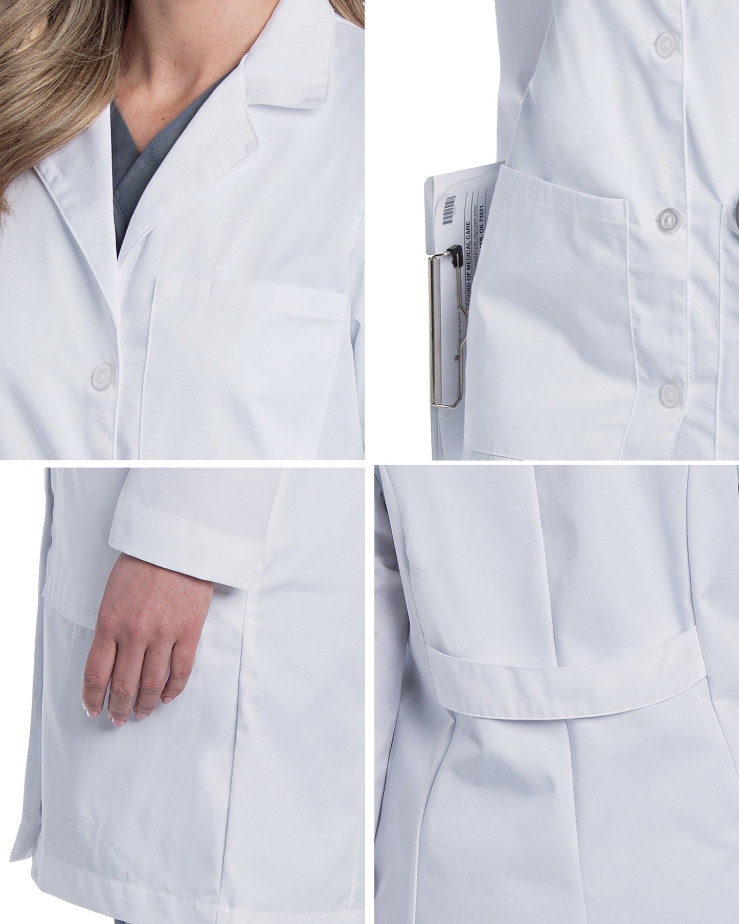 Women's 5-Pocket Full-Length Lab Coat