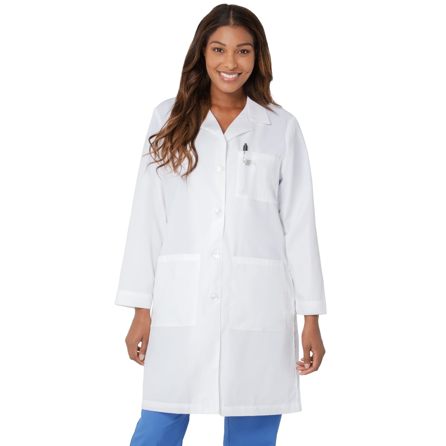 Women's 3-Pocket Full-Length Lab Coat