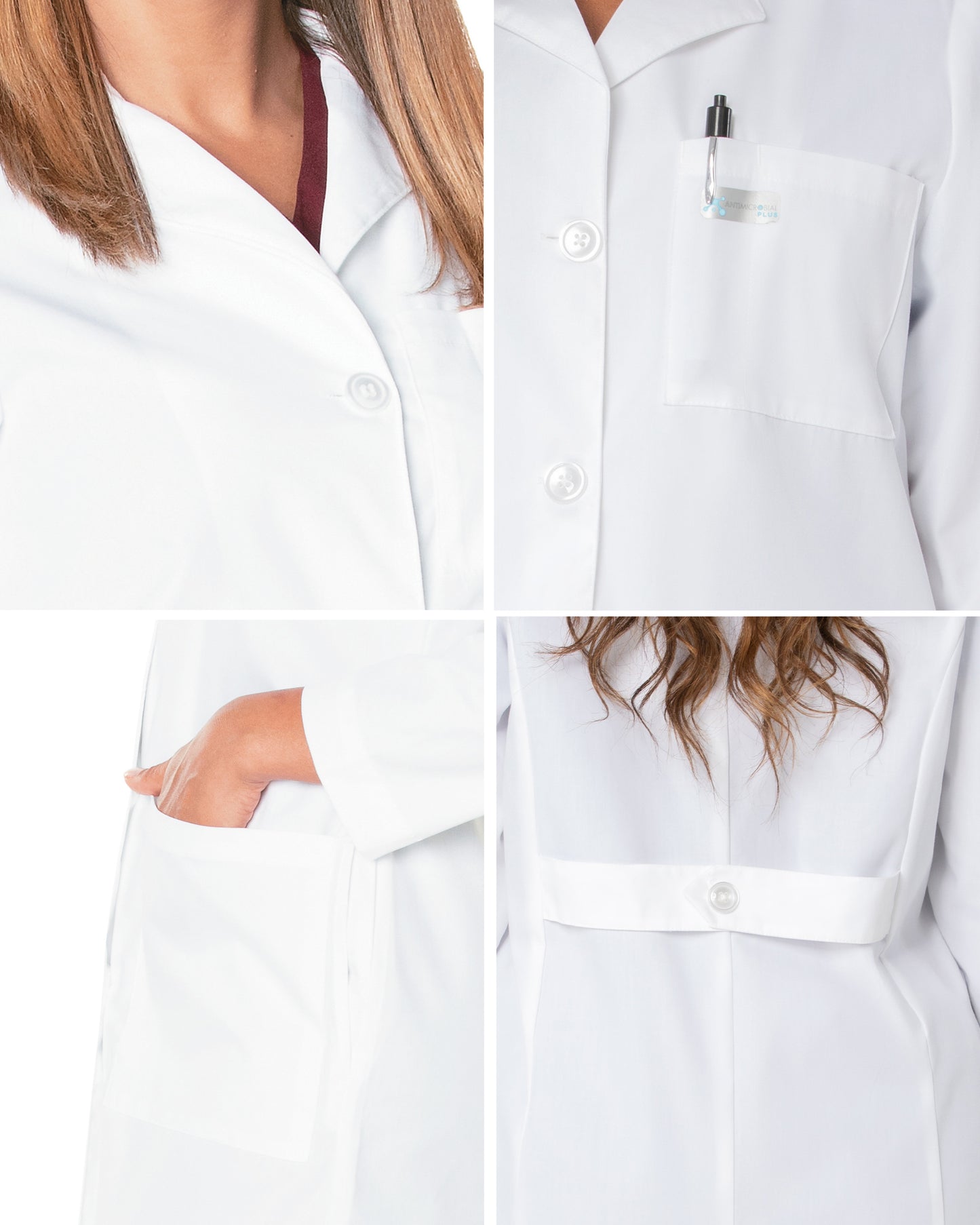 Women's 3-Pocket Full-Length Lab Coat