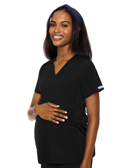 Women's 2-Pocket V-Neck Maternity Scrub Top