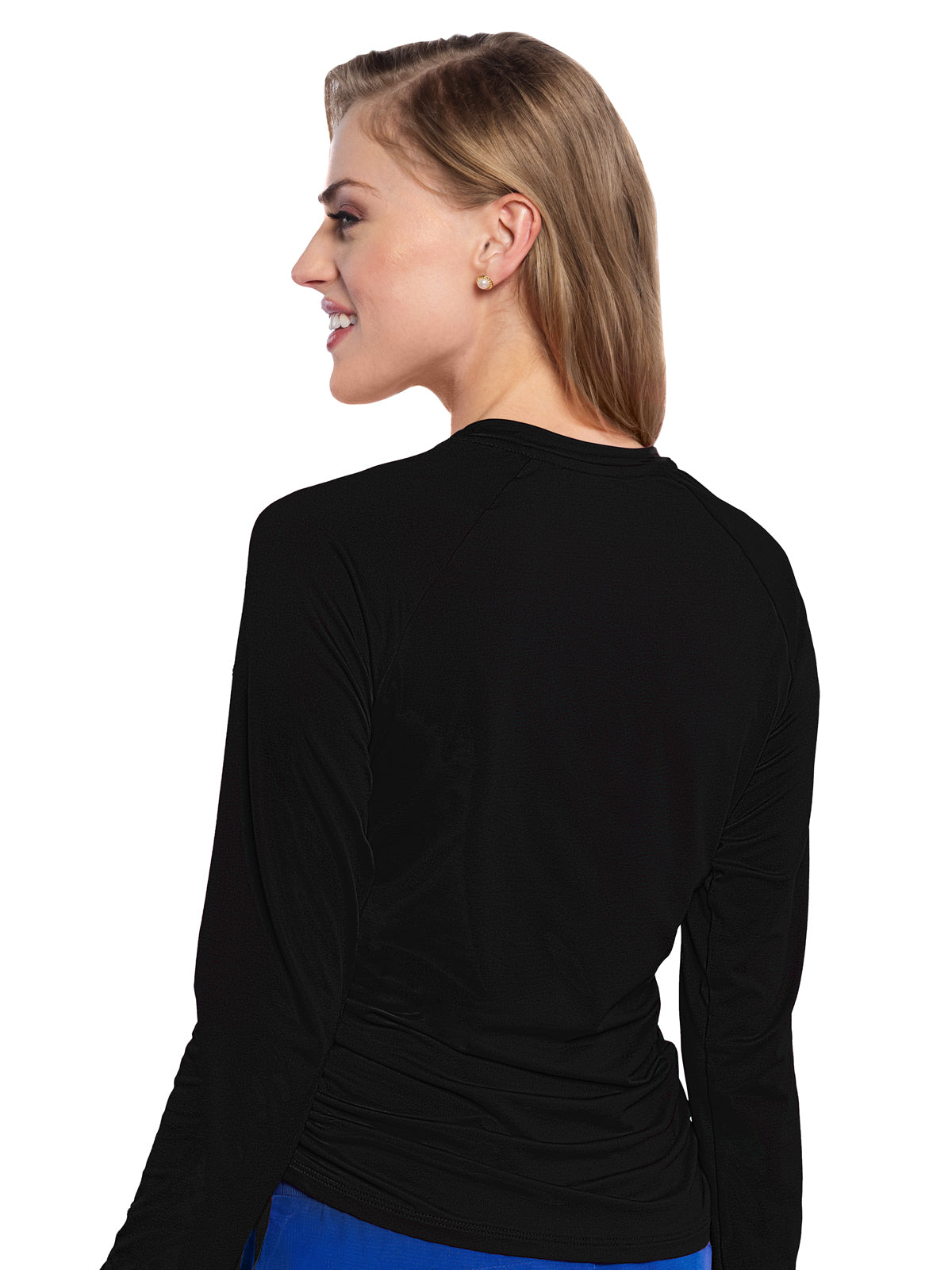 Women's Pocketless Long Sleeve Underscrub Shirt