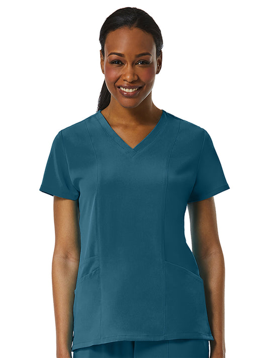 Women's 3-Panel V-Neck Top