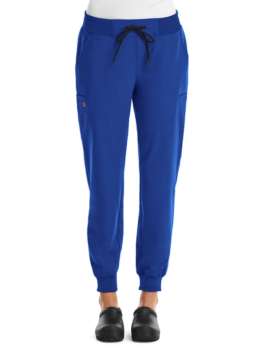 Women's Mid Rise Convertible Drawcord Jogger Pant