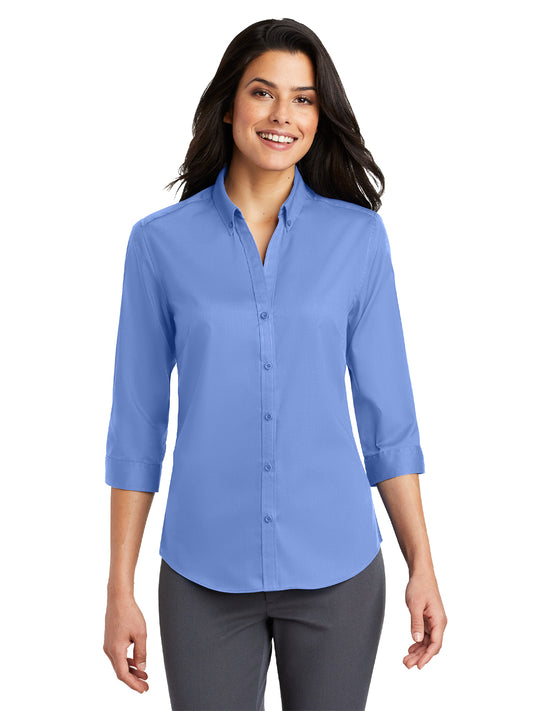 Women's 3/4 Sleeve Twill Shirt
