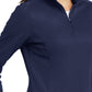 Women's Pinpoint Mesh Half-Zip Pullover