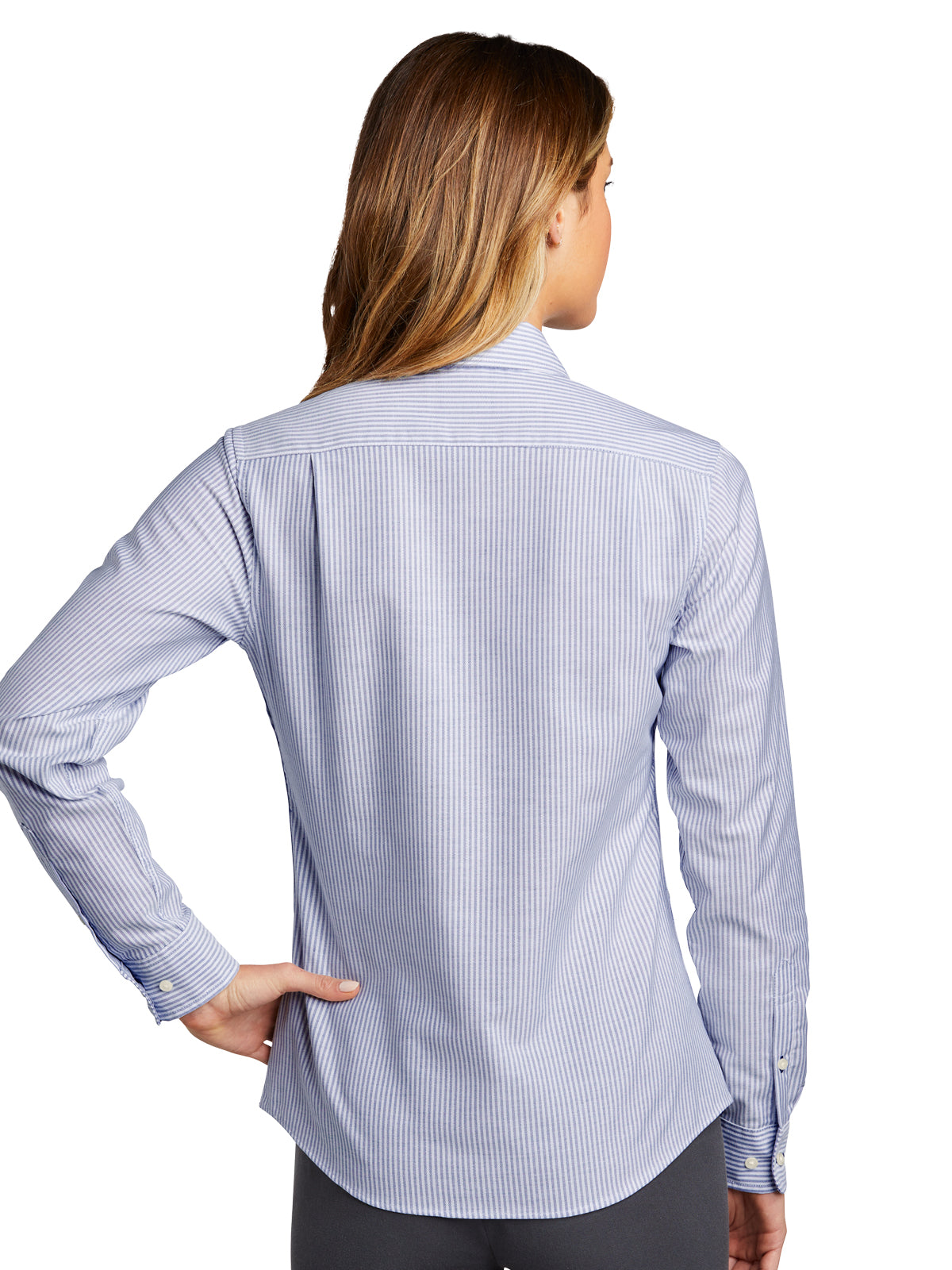 Ladies SuperPro Oxford Stripe Shirt