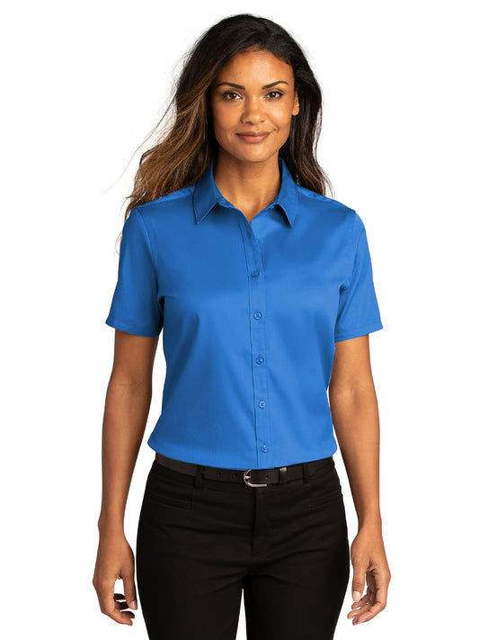 Women's Short Sleeve Button Up Shirt