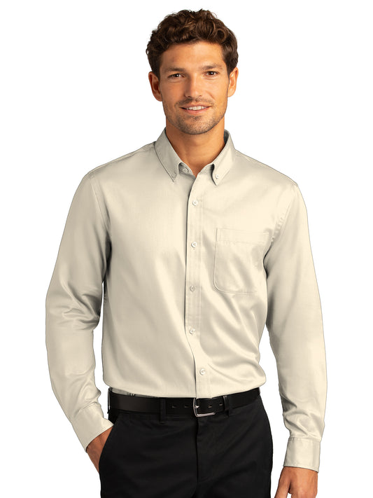 Men's Long Sleeve Button Up Performance Shirt
