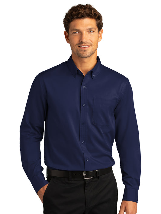 Long Sleeve Button Up Performance Shirt