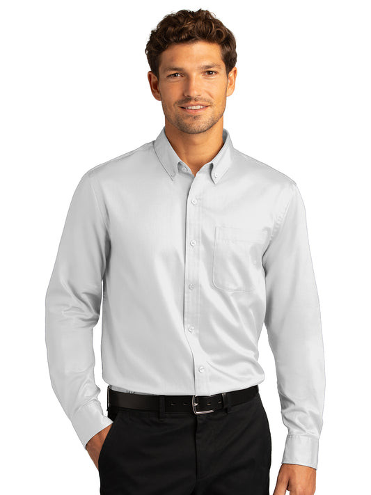 Men's Long Sleeve Button Up Performance Shirt