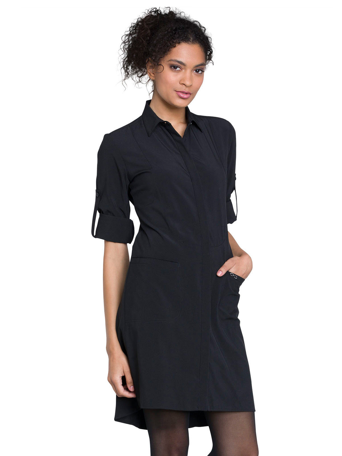 40" Button Cuff Sleeves Lab Coat