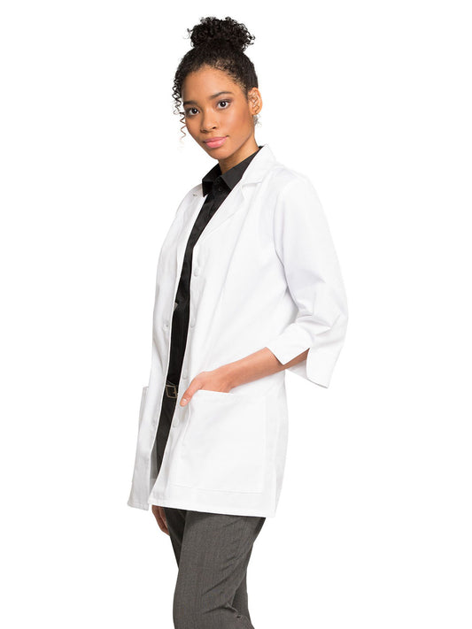 Women's Two-Pocket 30" Consultation 3/4 Sleeve Lab Coat