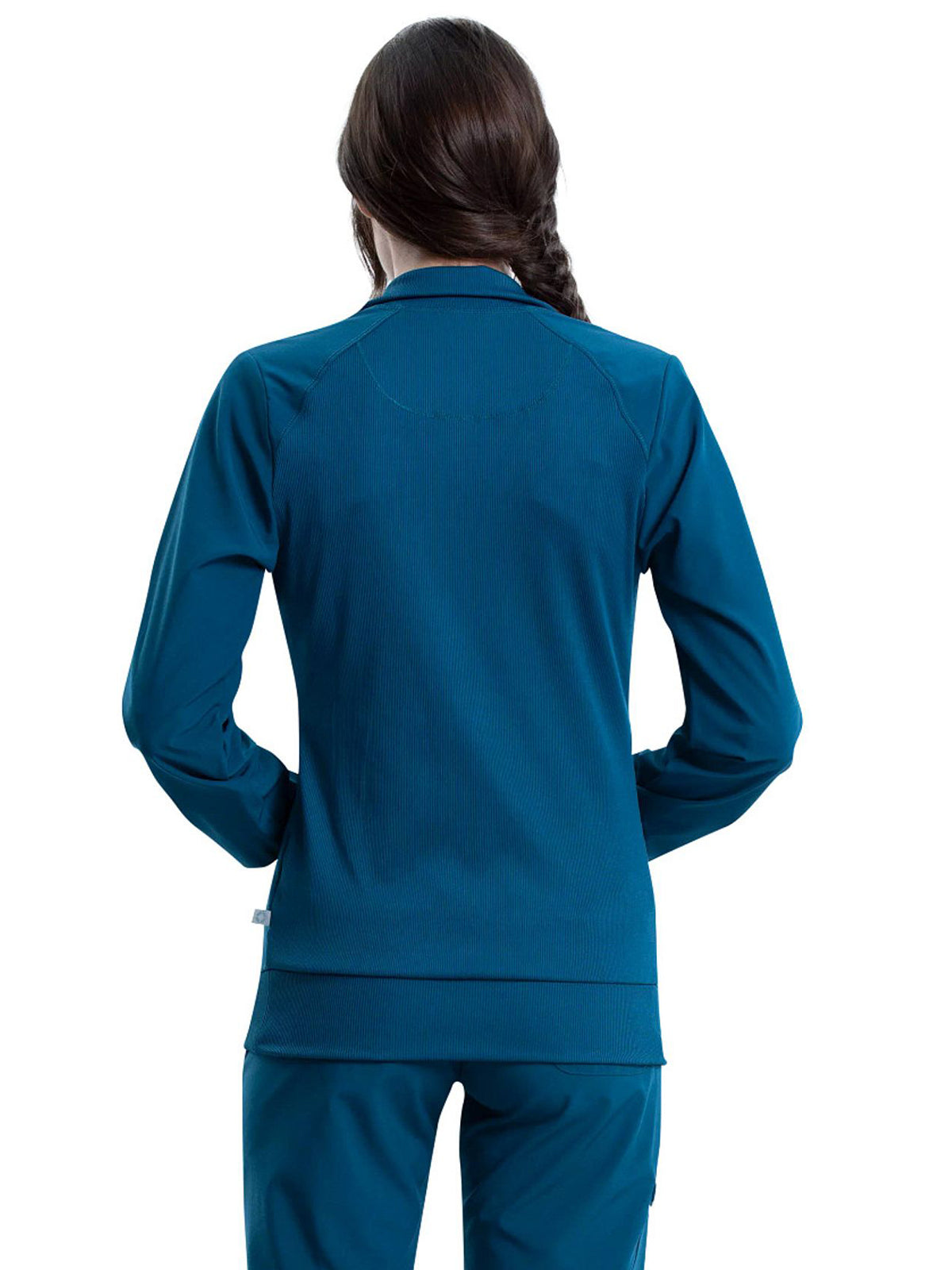 Women's 2-Pocket Contemporary Scrub Jacket