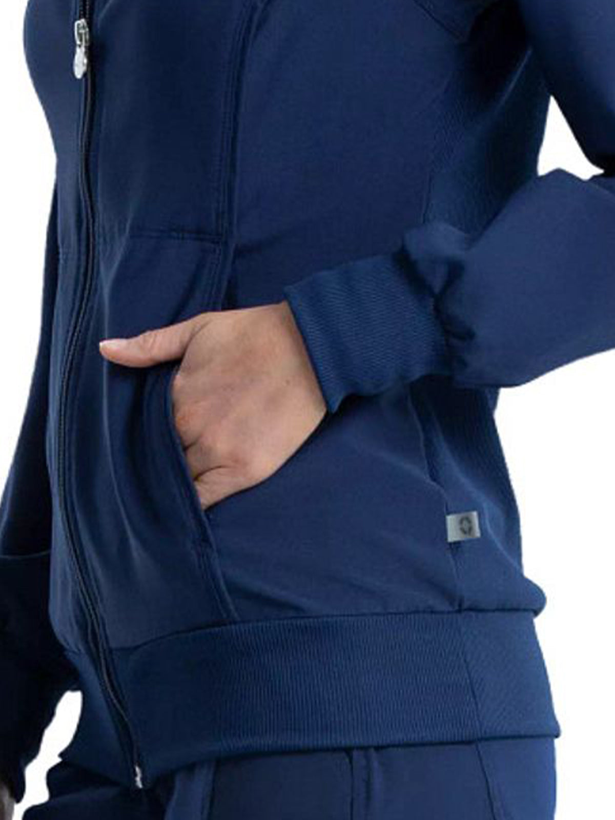 Women's 2-Pocket Contemporary Scrub Jacket