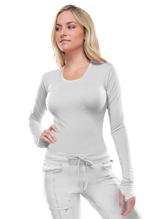 Women's Long Sleeve Underscrub Knit Tee