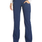 Mid Rise Straight Leg Comfort Knit Waistband Pull-on Pant