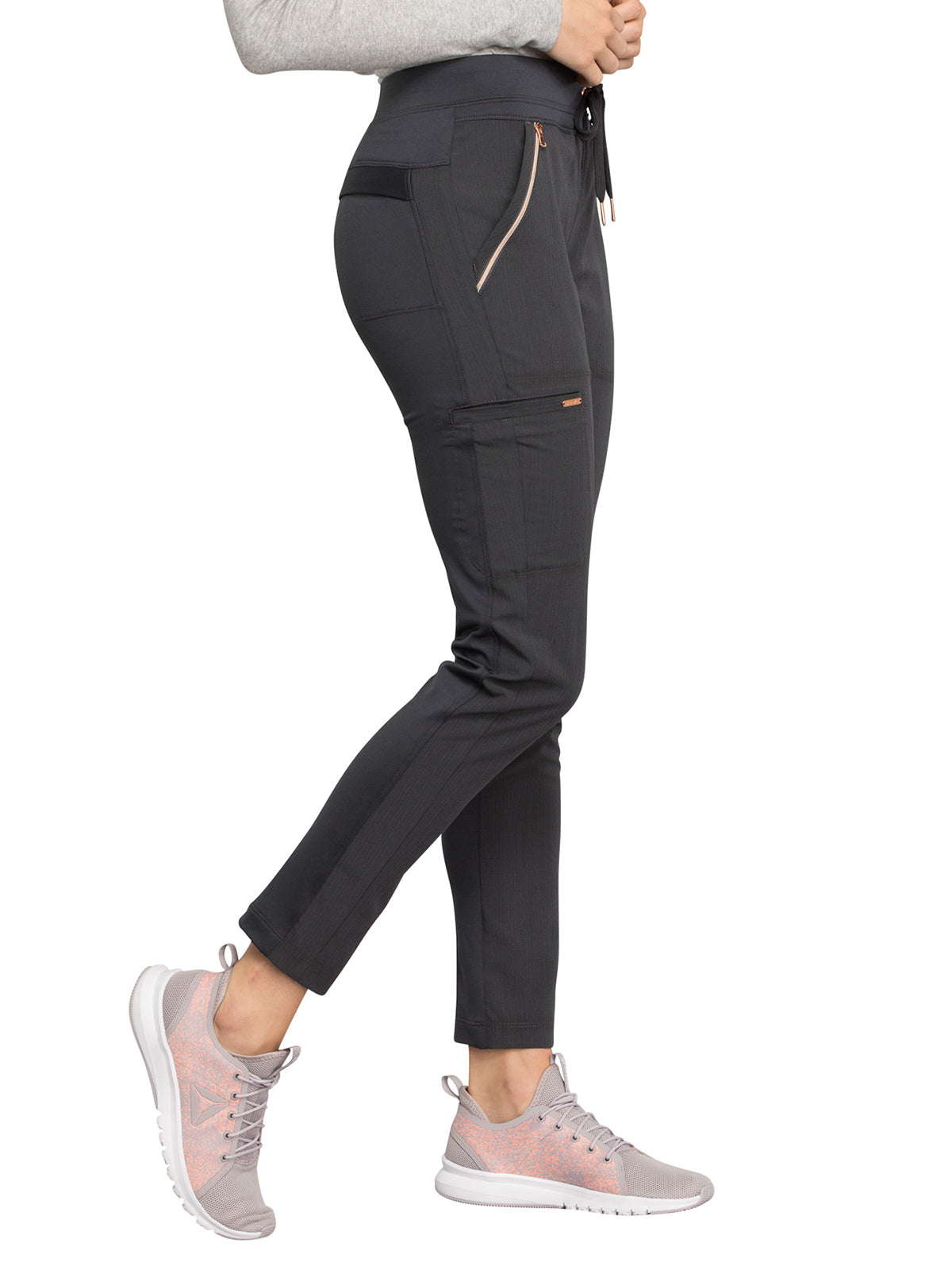 Women's Mid Rise Tapered Leg Drawstring Pant