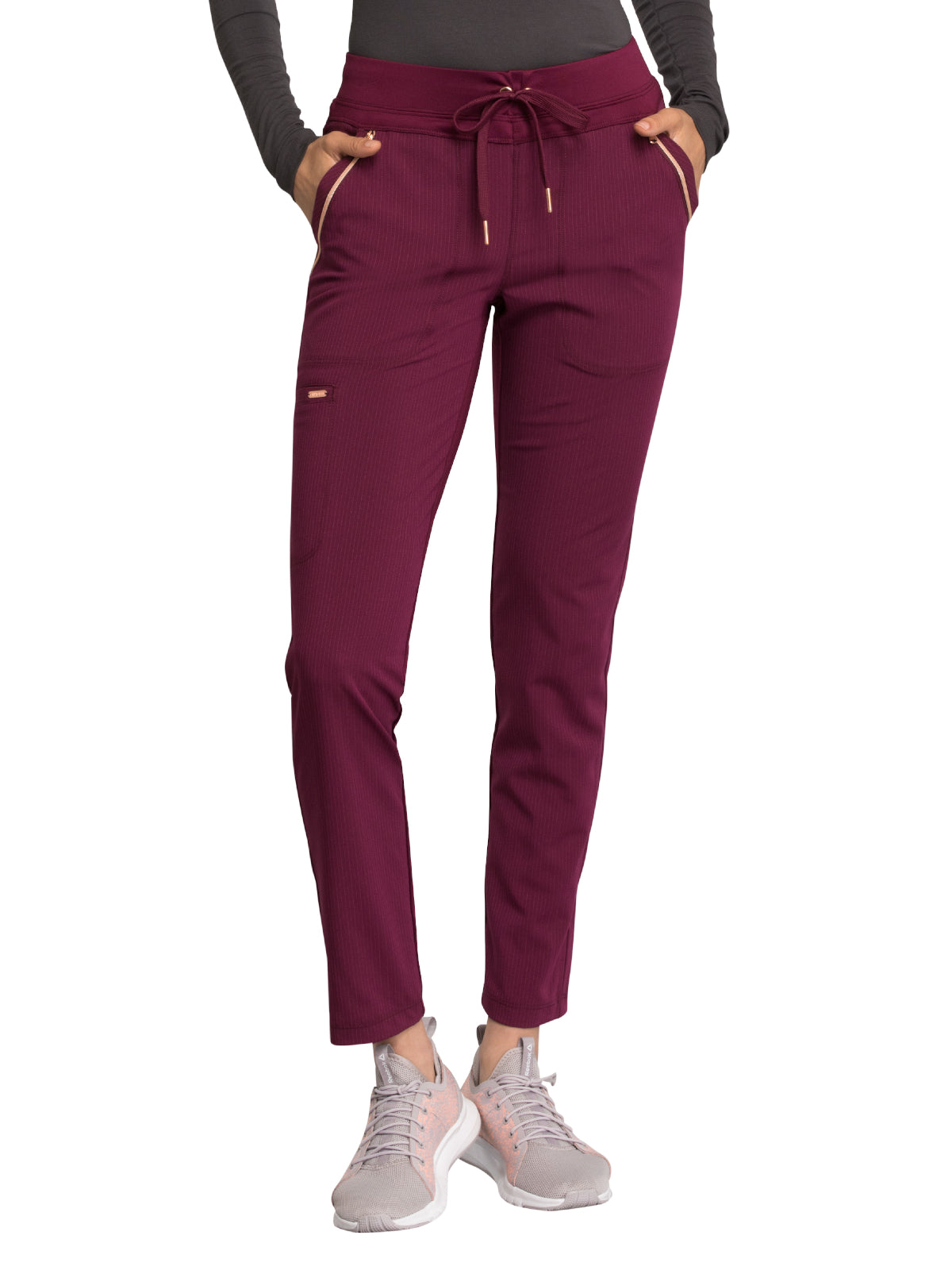 Women's Mid Rise Tapered Leg Drawstring Pant