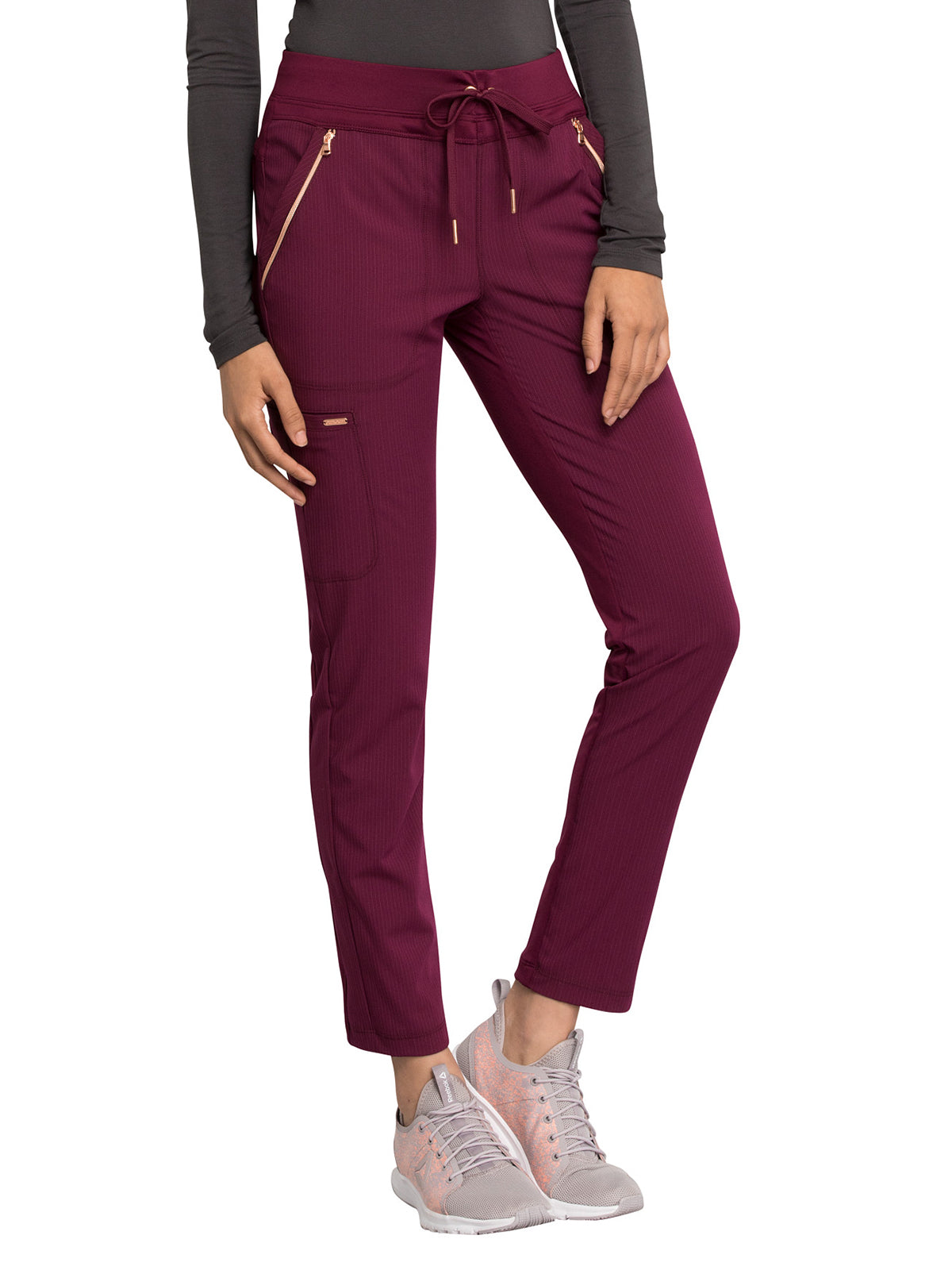 Women's Mid Rise Tapered Leg Drawstring Pant