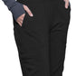 Mid Rise Tapered Leg Pull-on Rib-Knit Waistband Pant