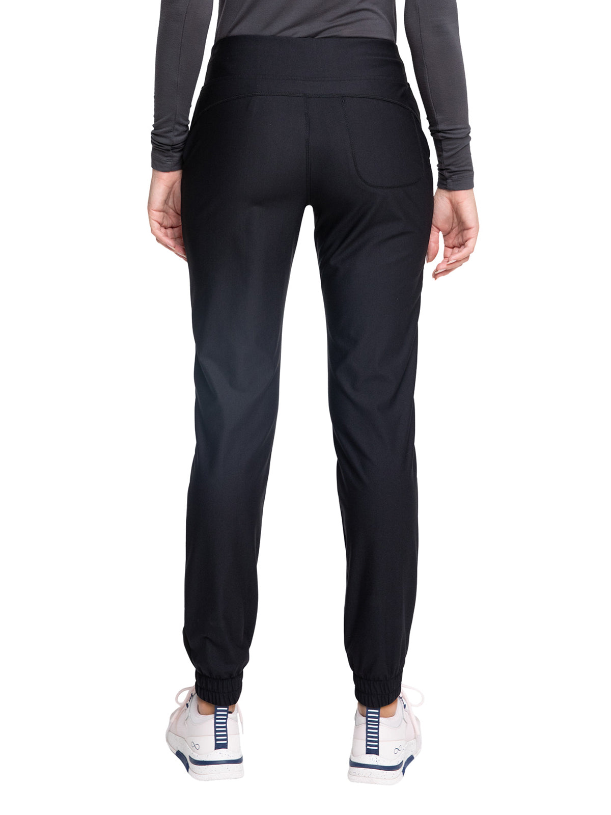 Women's 3 Pocket Mid Rise Pull-on Jogger Scrub Pant